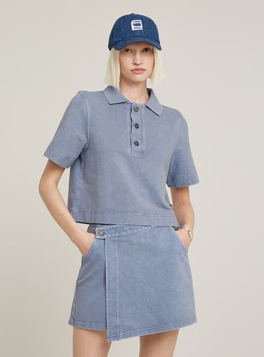 Overdyed Polo Sweater